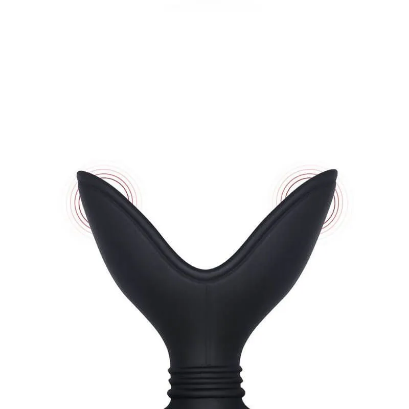 стимулятор с вибрацией lovetoy booty blaster, чёрный в СПб