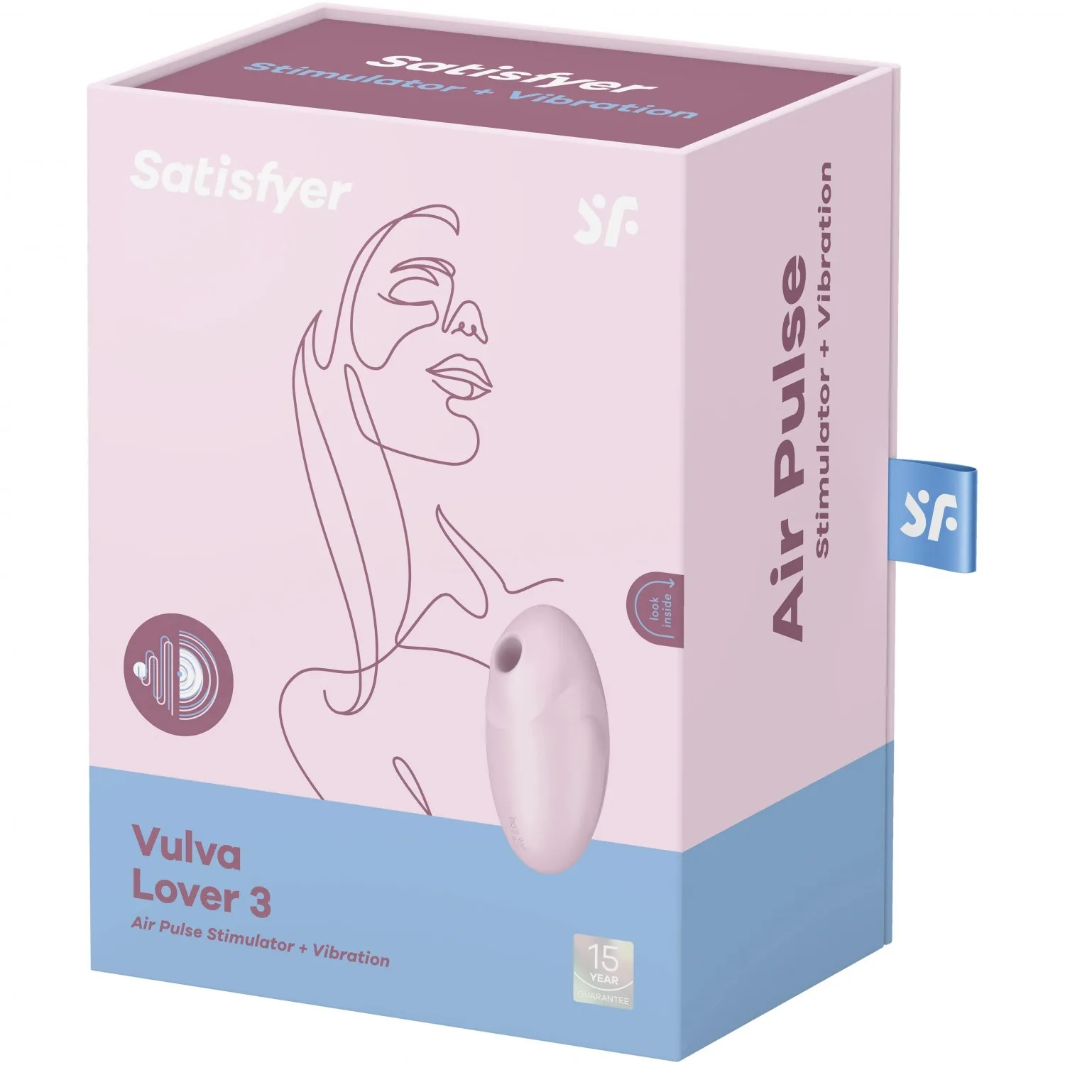 вакуумный массажер satisfyer vulva lover 3 pink 018652sa в СПб