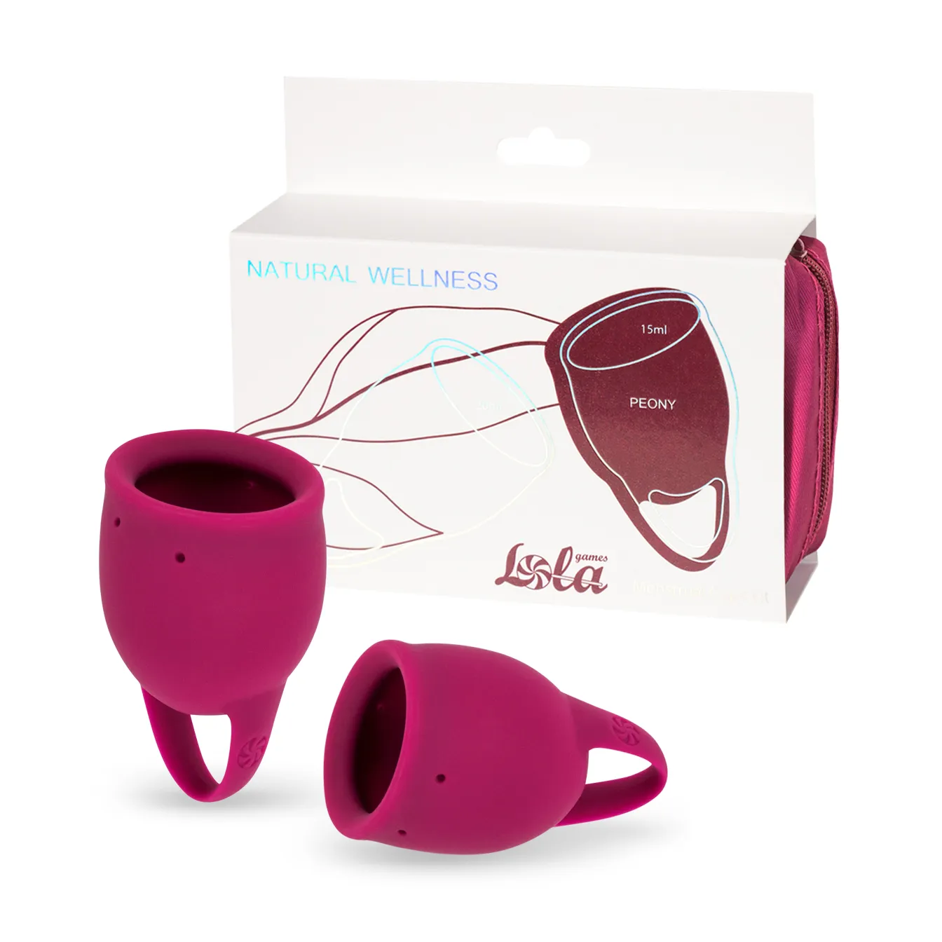 набор менструальных чаш natural wellness peony 4000-03lola в СПб