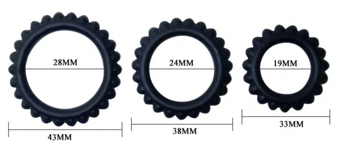 bi210143 / набор из 3х ребристых эреционных колец titan в СПб