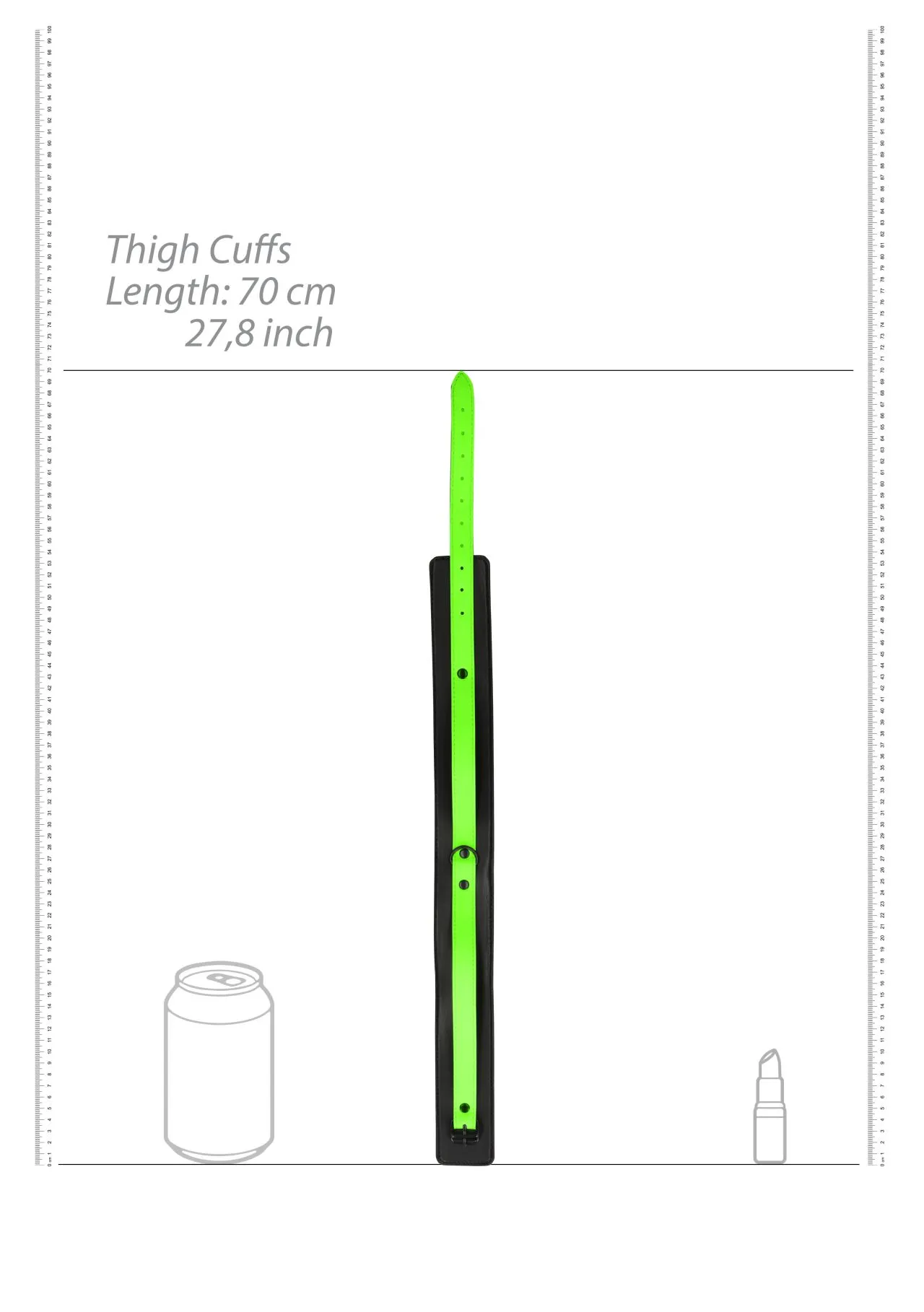 набор для бондажа thigh cuffs & belt (s/m) в СПб