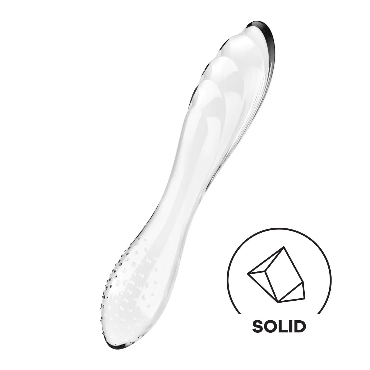 двухсторонний стеклянный стимулятор satisfyer dazzling crystal 1(прозрачный) в СПб