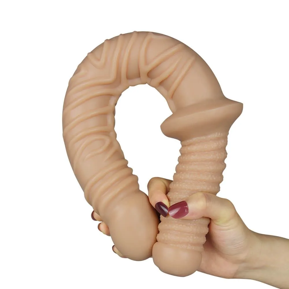 фаллоимитатор двойной lovetoy дамоклов меч, телесный в СПб