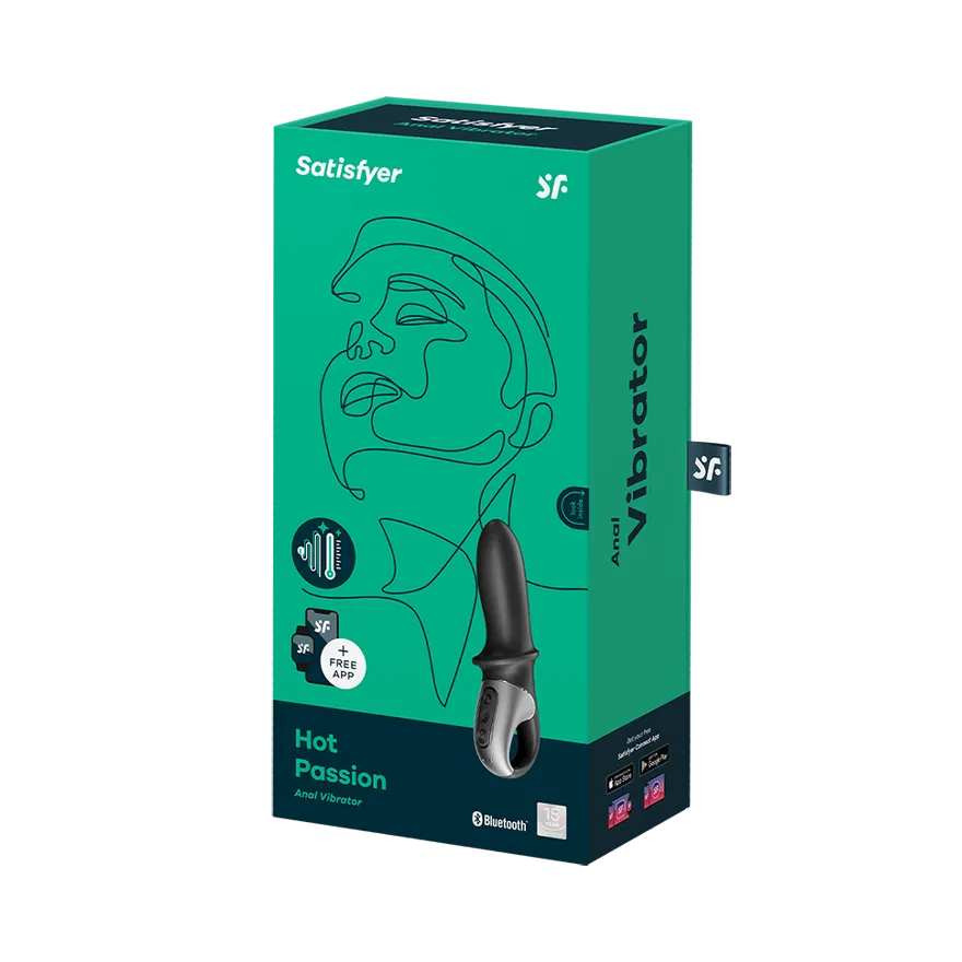 Анальный Вибратор с Функцией Нагрева Hot Passion 001647SA