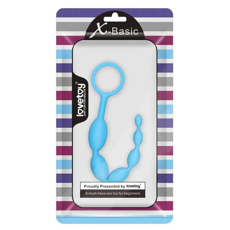 анальная елочка lovetoy x-basic 10, розовая в СПб