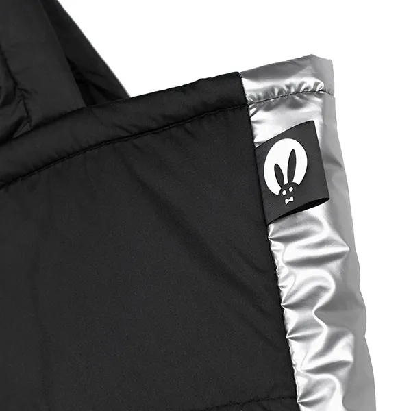 Сумка-шопер PinkRabbit, стёганая, чёрная