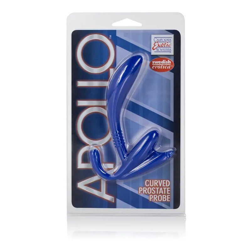 стимулятор простаты california exotic novelties curved prostate probe, синий в СПб