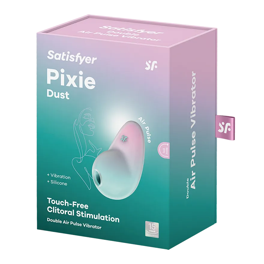 Вакуумный массажер Satisfyer Pixie Dust мятно-розовый 049724SA