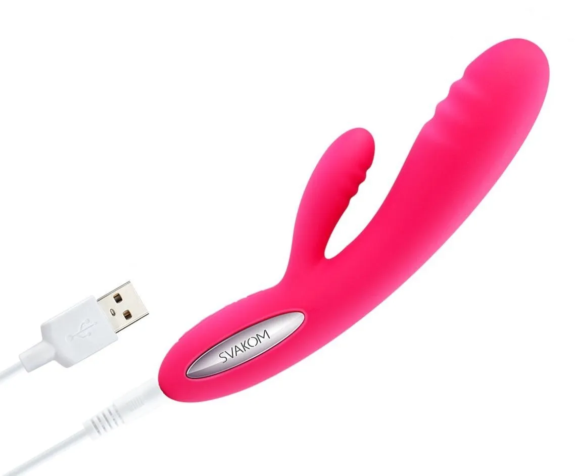 вибратор двойной svakom adonis, розовый в СПб