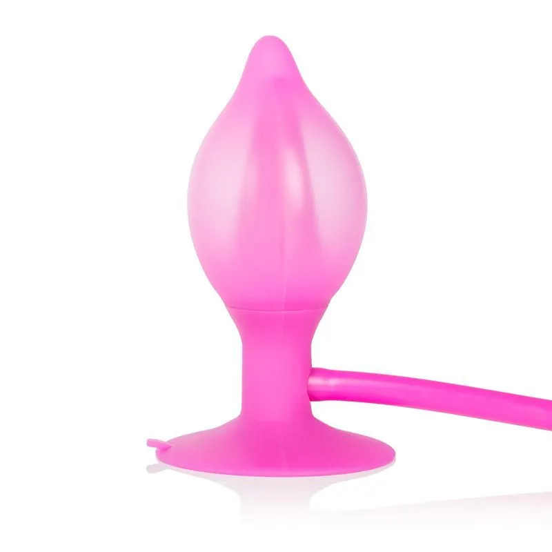 анальная пробка california exotic novelties booty pumper small, розовая в СПб