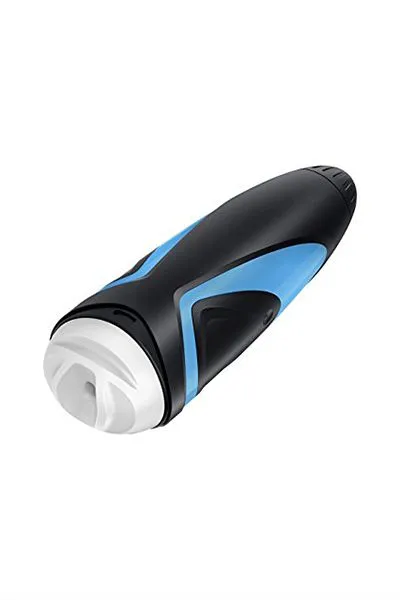 мастурбатор нереалистичный satisfyer men, силикон, чёрный, 25,5 см. в СПб