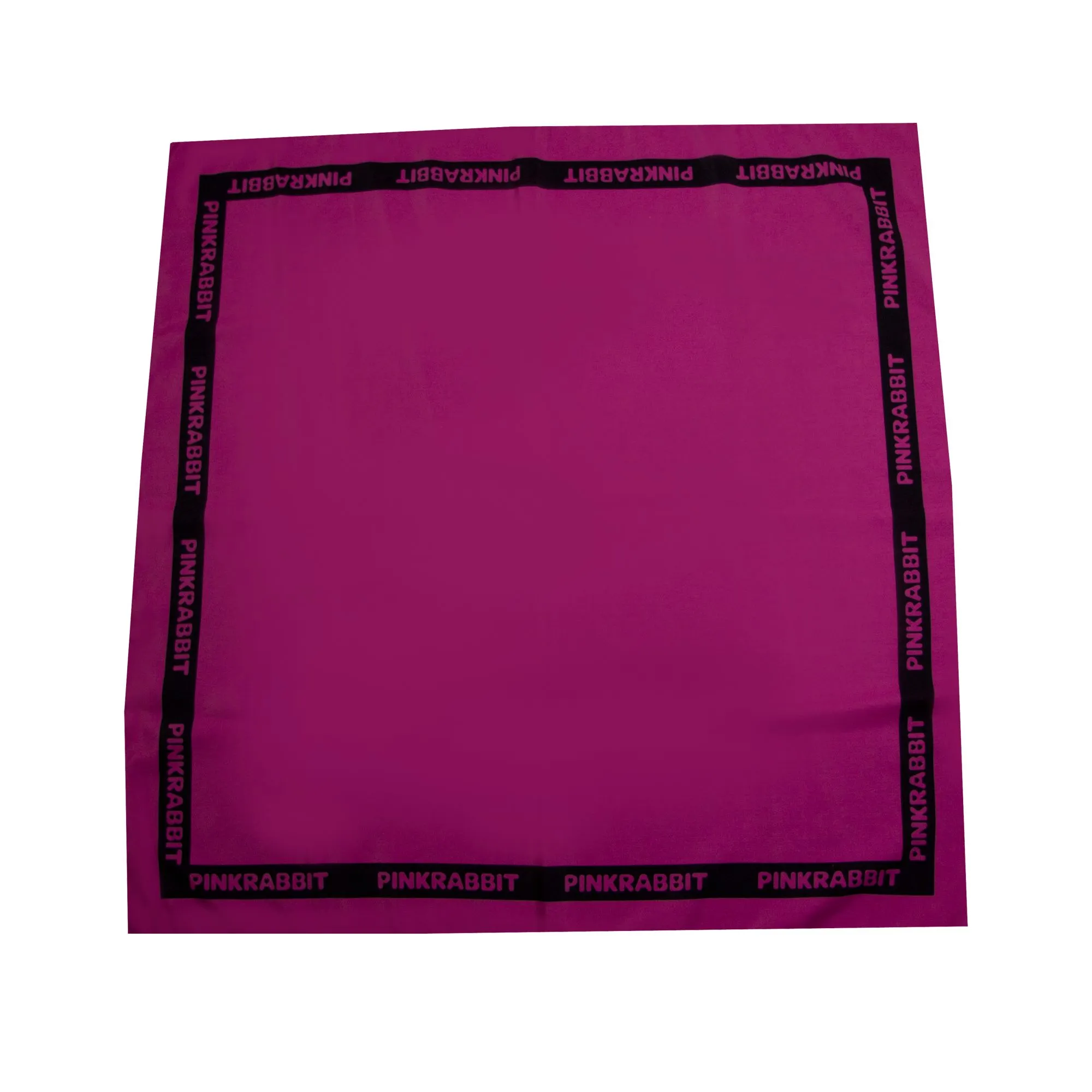 платок pinkrabbit, розовый с черным паттерном pr в СПб