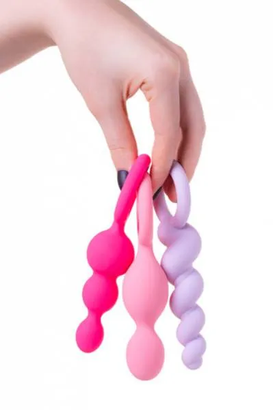 комплект анальных стимуляторов satisfyer colored 016594sa в СПб
