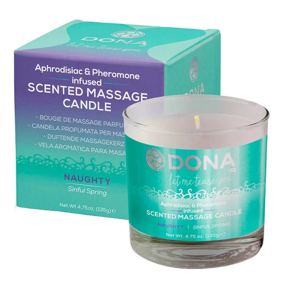 свеча массажная с феромонами system jo шалость, 135 г в СПб