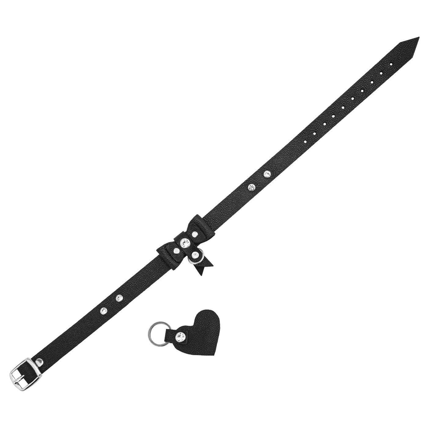 чокер бабочка со стразами, чёрный в СПб