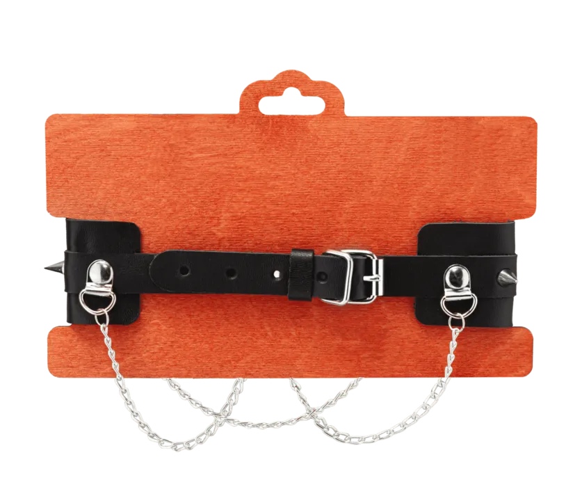 чокер pinkrabbit с шипами и с цепочкой в СПб