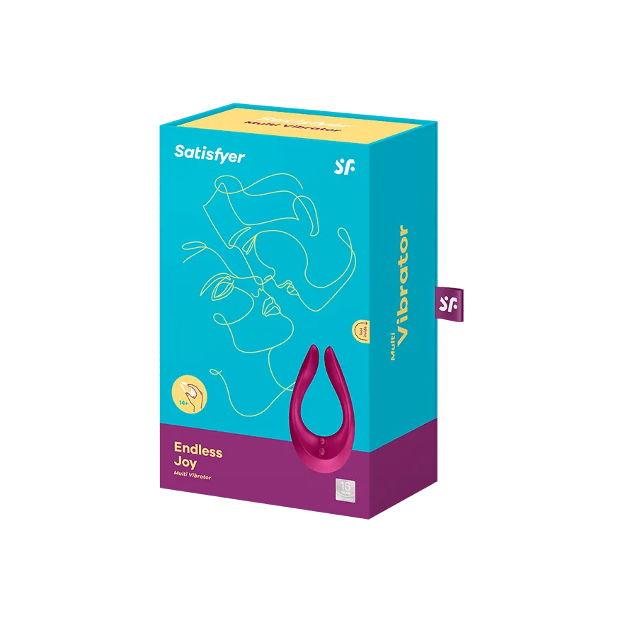 cтимулятор satisfyer endless joy, бордовый в СПб