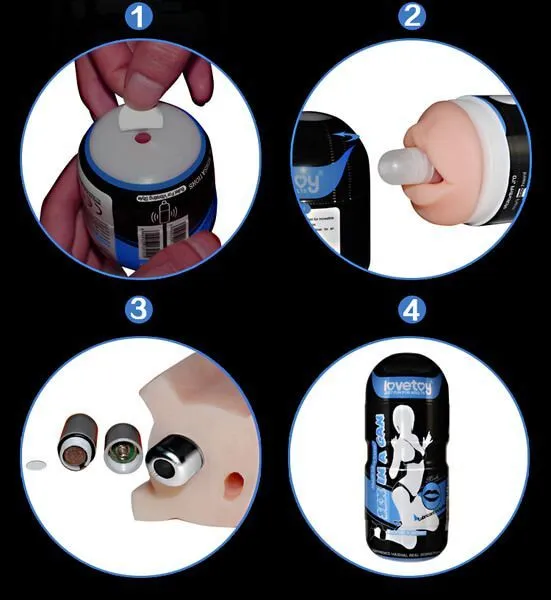 мастурбатор lovetoy sex in a can vibra mouth tunnel, с вибропулей в СПб