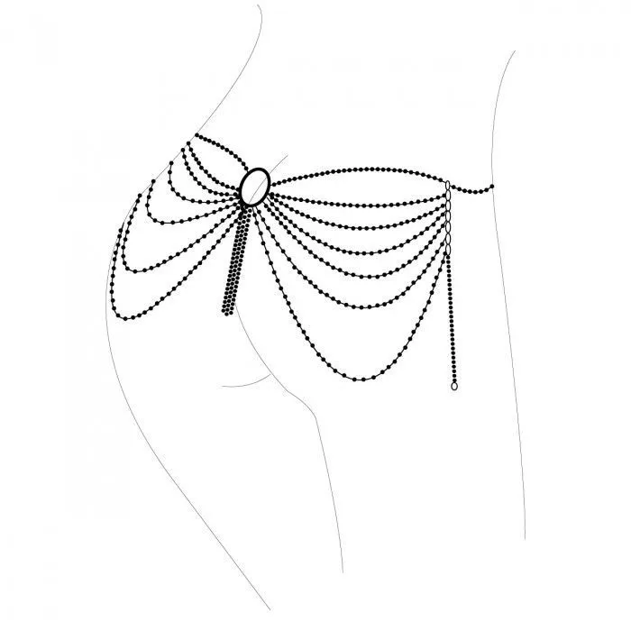 цепь на талию bijoux indiscrets magnifique waist chain, золотистая в СПб