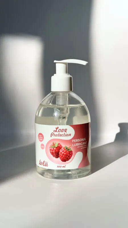 лубрикант на водной основе lola games love protection raspberry 300ml 1832-02lola в СПб