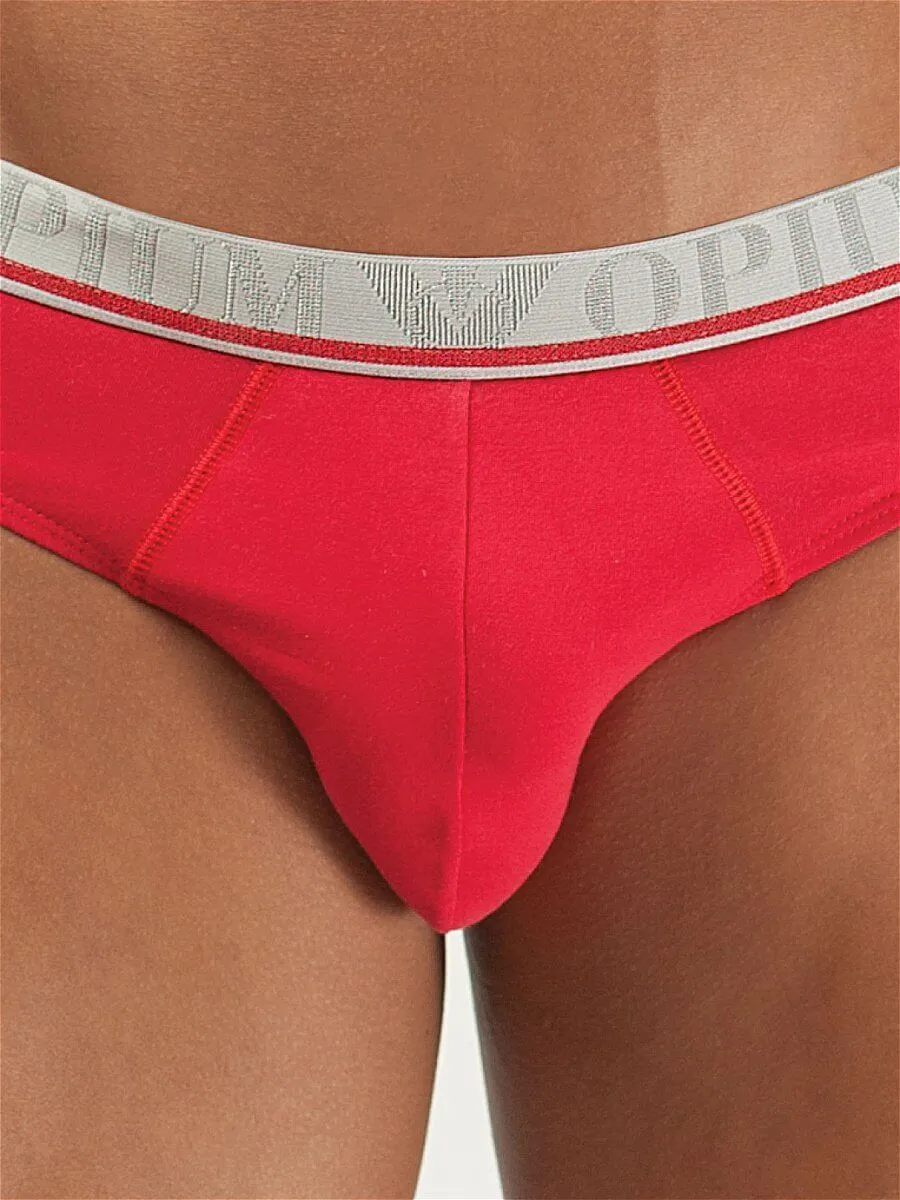 Эротическое трусы мужские брифы opium r84, красные в СПб