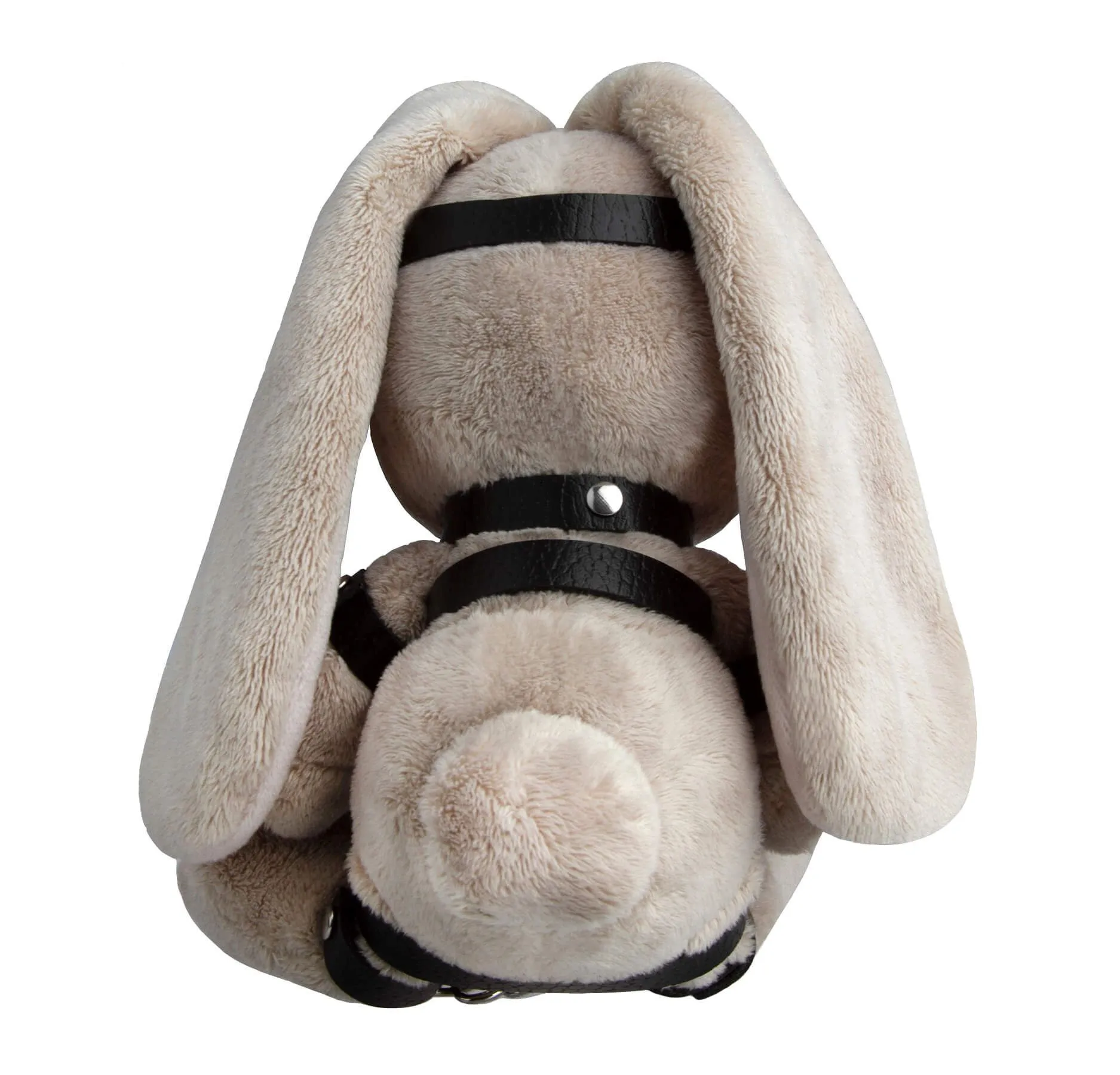 Зайка PinkRabbit в стиле БДСМ, бежевый