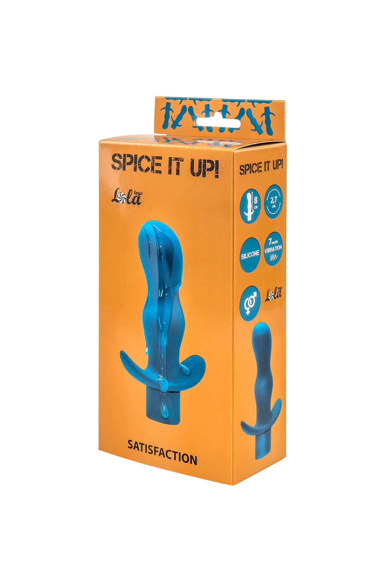 анальная пробка с вибрацией spice it up satisfaction aquamarine 8002-03lola в СПб
