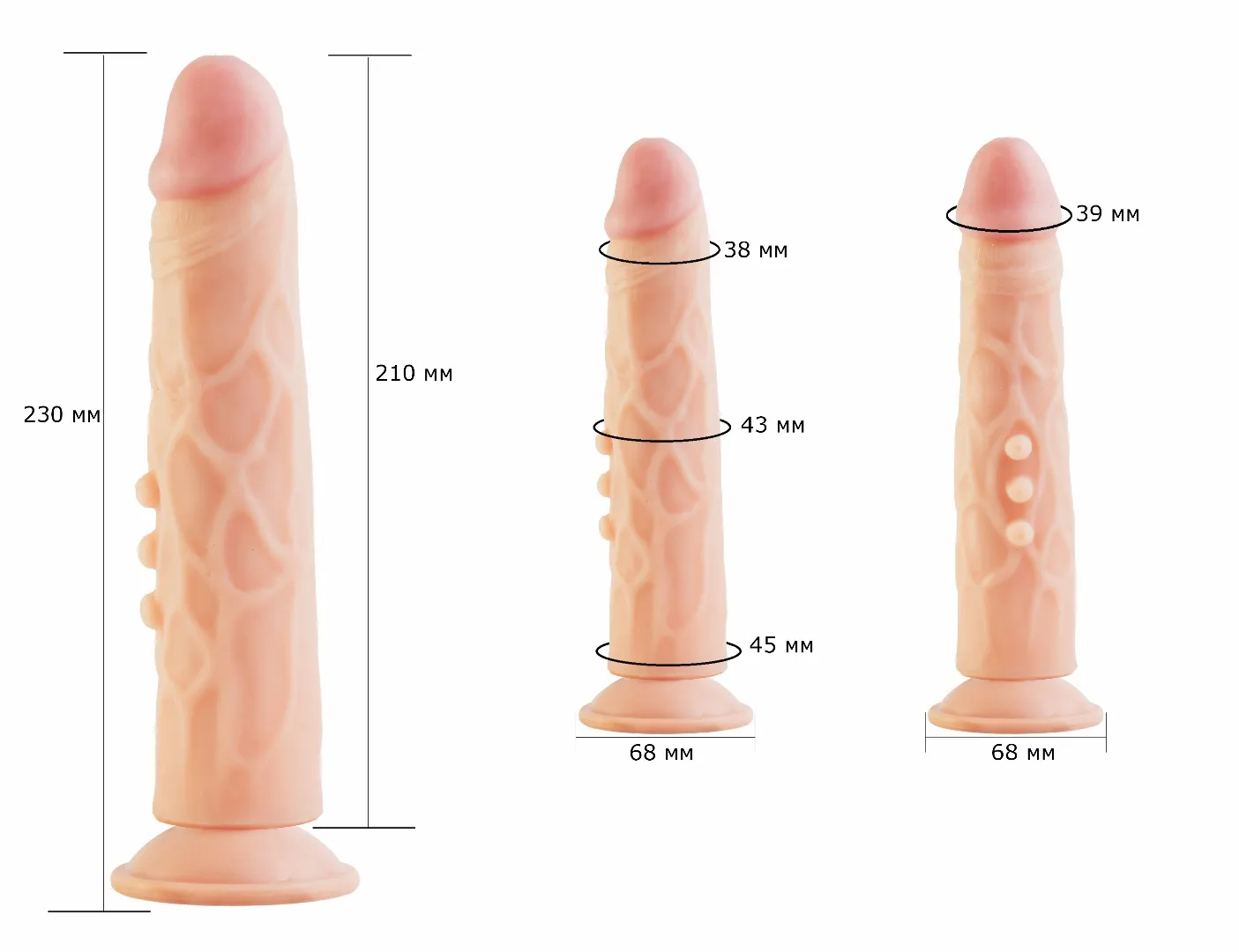 фаллоимитатор неоскин на присоске "f" line 580903ru в СПб