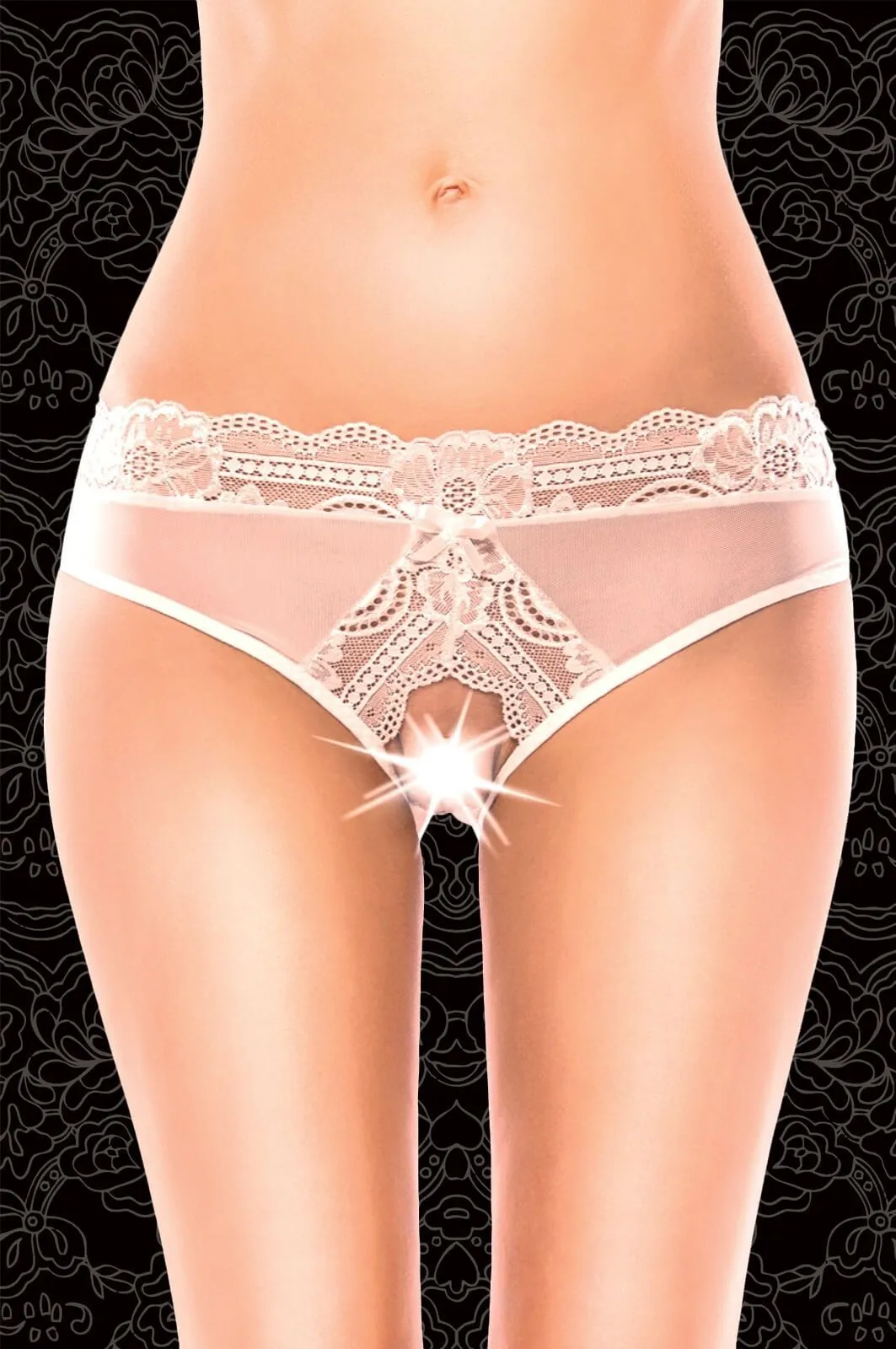 Эротическое стринги с доступом flirton 2712-1 белые в СПб