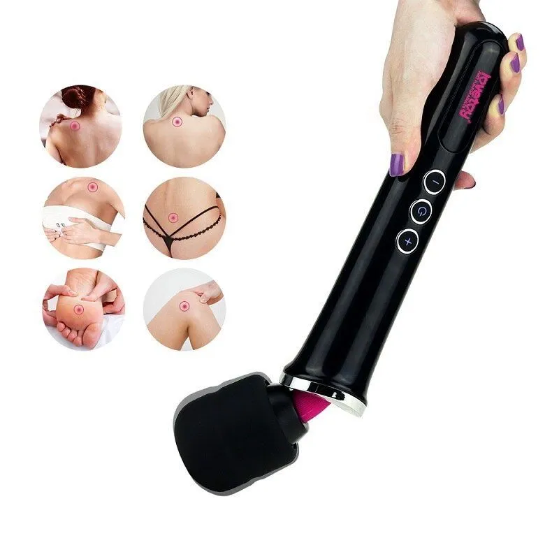 массажер lovetoy training master ultra powerful rechargeable body wand, черный в СПб