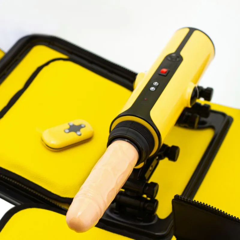 секс-машина в сумке pinkrabbit 310-x5, желтая в СПб