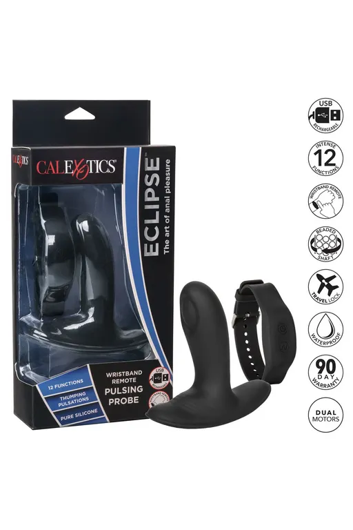 анальный стимулятор pulsing probe с функией "пульсирующее воздействие" и управлением с браслета в СПб