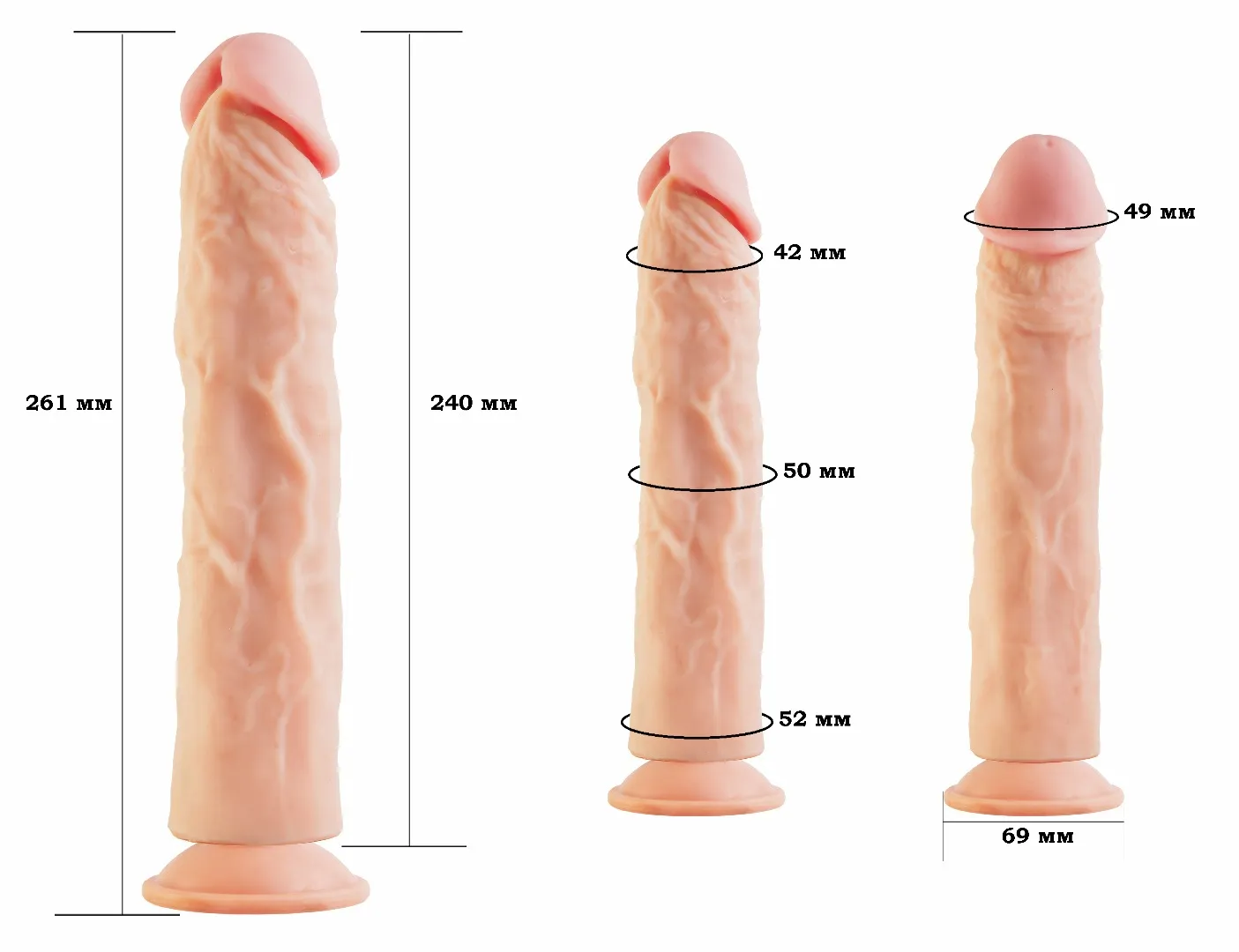 фаллоимитатор на присоске биоклон 813400ru в СПб