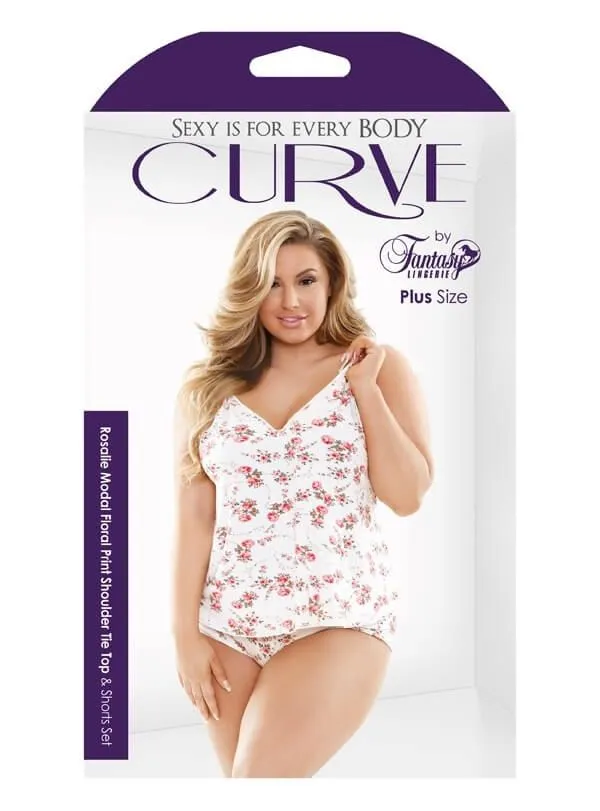 Эротическое комплект белья fantasy lingerie rosalie top set, белый в СПб