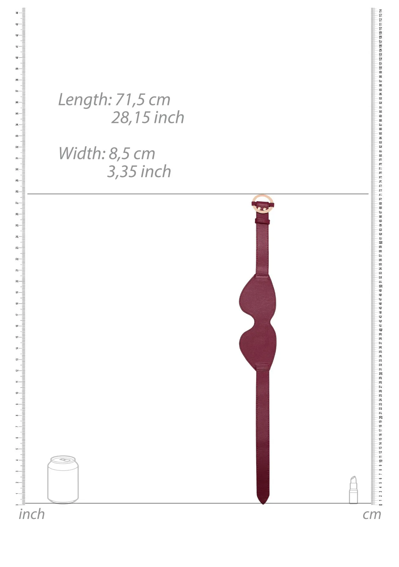 маска на глаза ouch ouch! - eyemask - burgundy в СПб