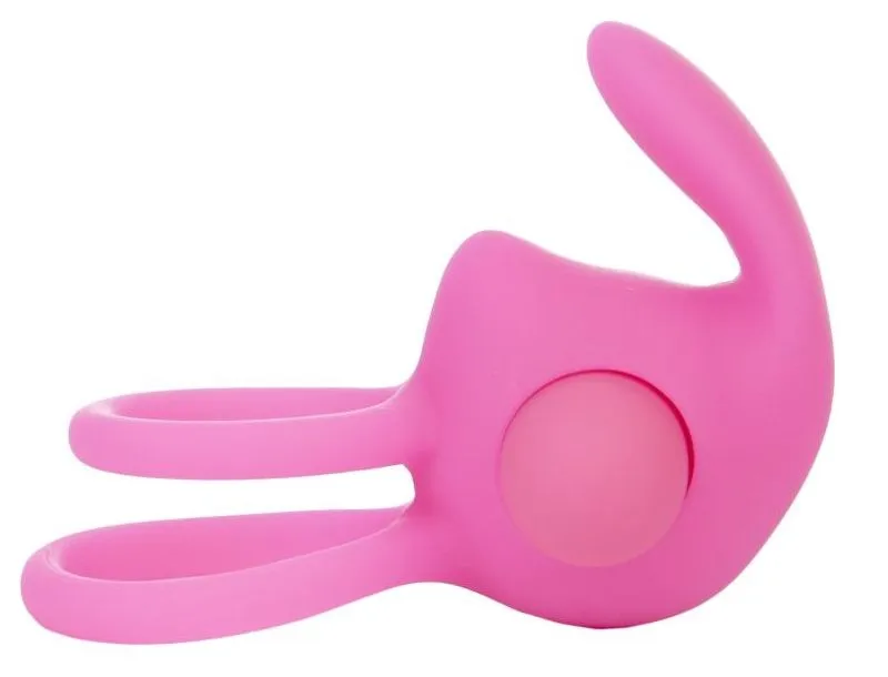 виброкольцо lovetoy power clit duo, розовое в СПб