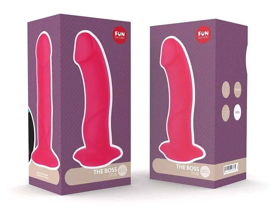 фаллоимитатор fun factory the boss stub, ярко-розовый в СПб