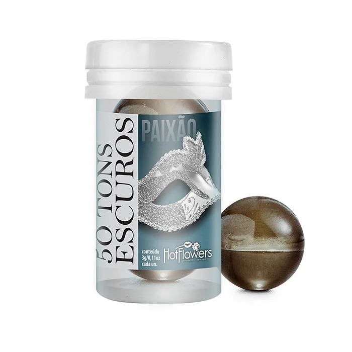 Лубрикант 50 TONS PASSION на масляной основе в виде 2-х шариков с разогревающим эффектом