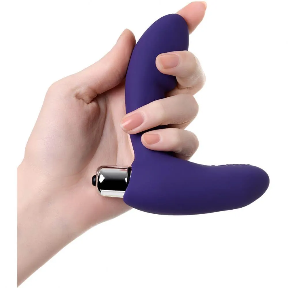 анальный вибростимулятор изогнутый todo by toyfa bruman, фиолетовый в СПб