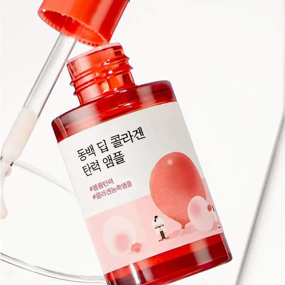 round lab camellia deep collagen firming ampoule, укрепляющая коллагеновая ампула с камелией 30 мл в СПб