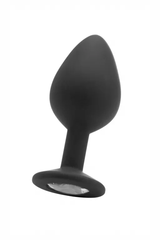 анальная пробка с кристаллом diamond butt plug (large) в СПб