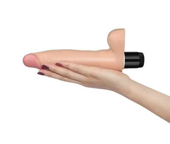 вибратор lovetoy real feel flexi гладкий, телесный в СПб