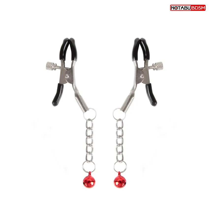 зажимы на соски с красными подвесками в СПб