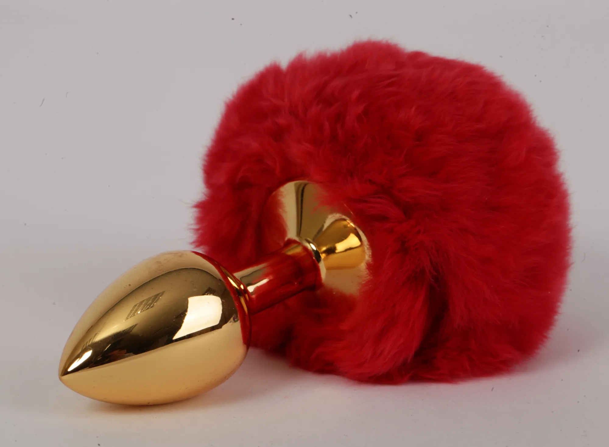 пробка металлическая c красным хвостом задорный кролик размер s 47195-1-mm в СПб