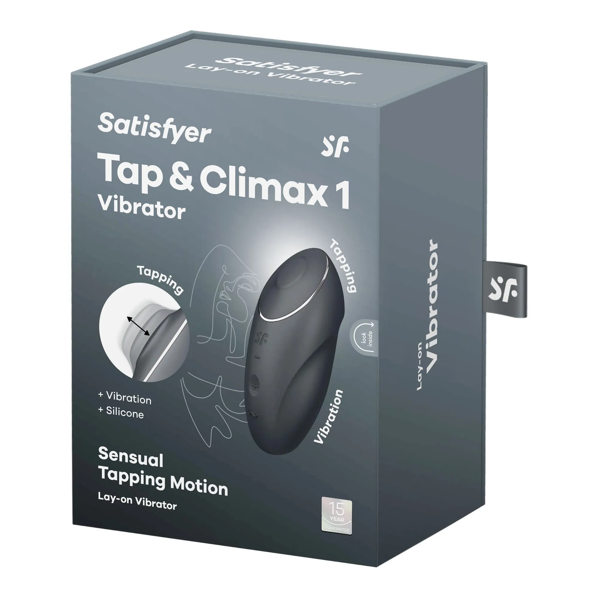 пульсирующий массажер satisfyer tap&climax 1 black 046013sa в СПб
