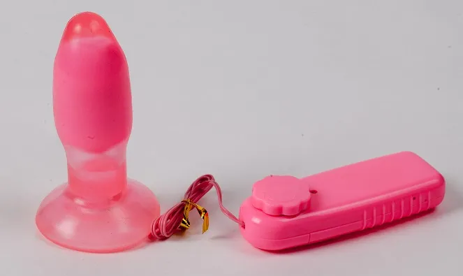 анальная пробка с вибрацией красная 47012-1-mm в СПб