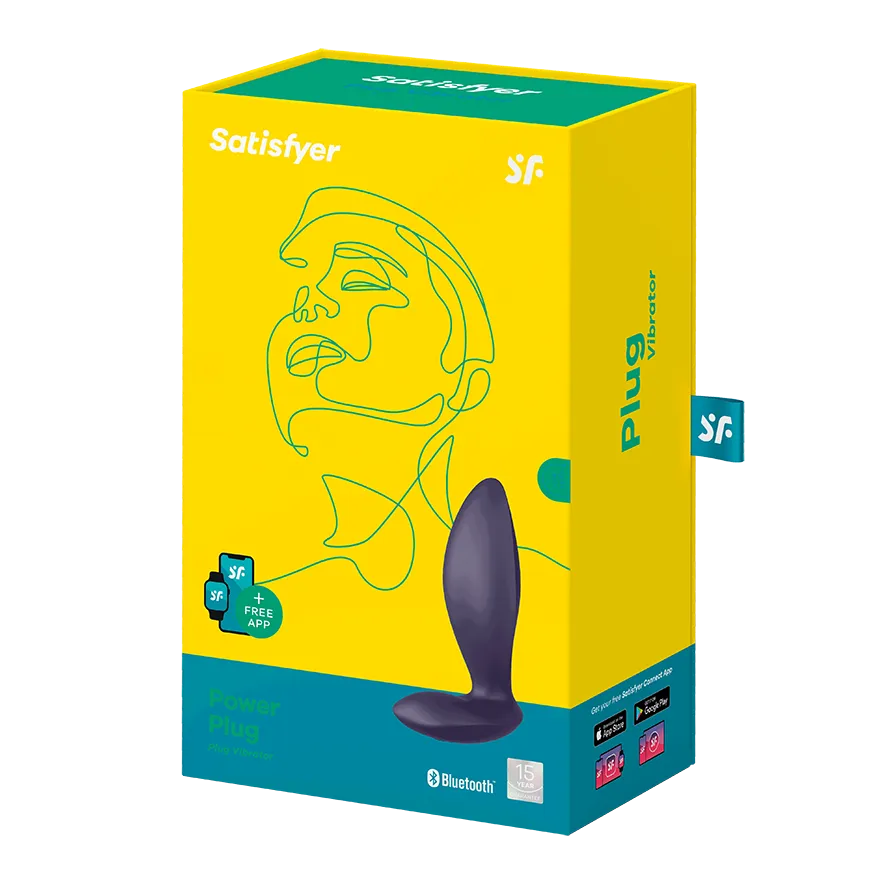 анальная пробка с вибрацией power plug violet 003306sa в СПб