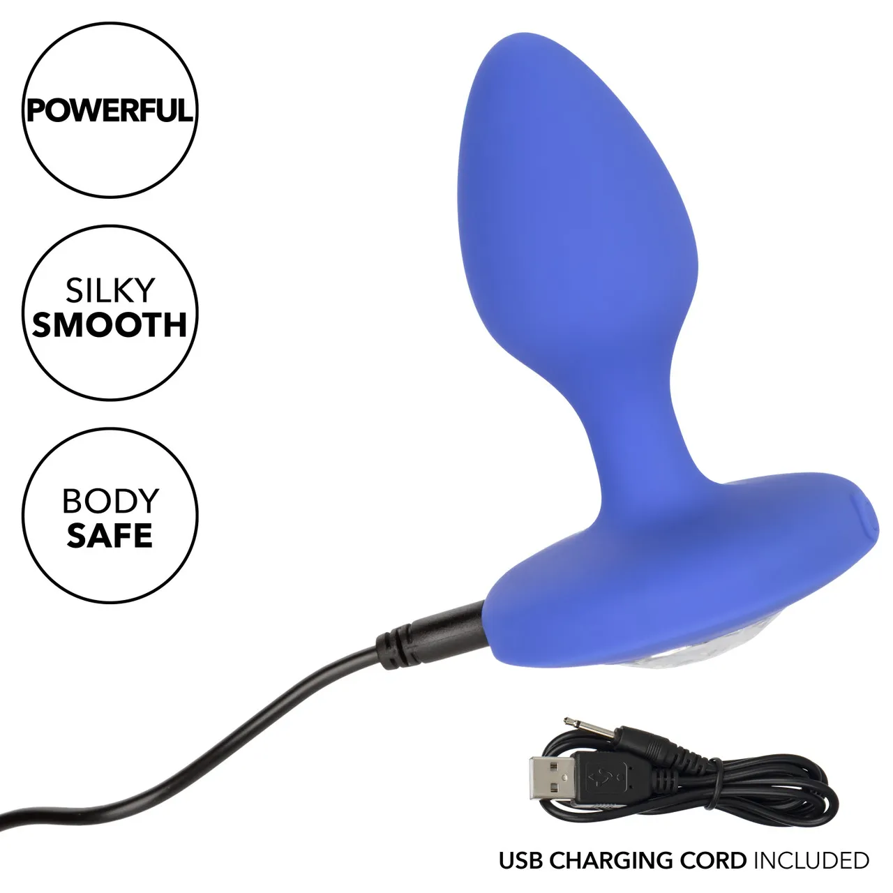 перезаряжаемая анальная вибропробка cheeky gems medium rechargeable vibrating probe в СПб