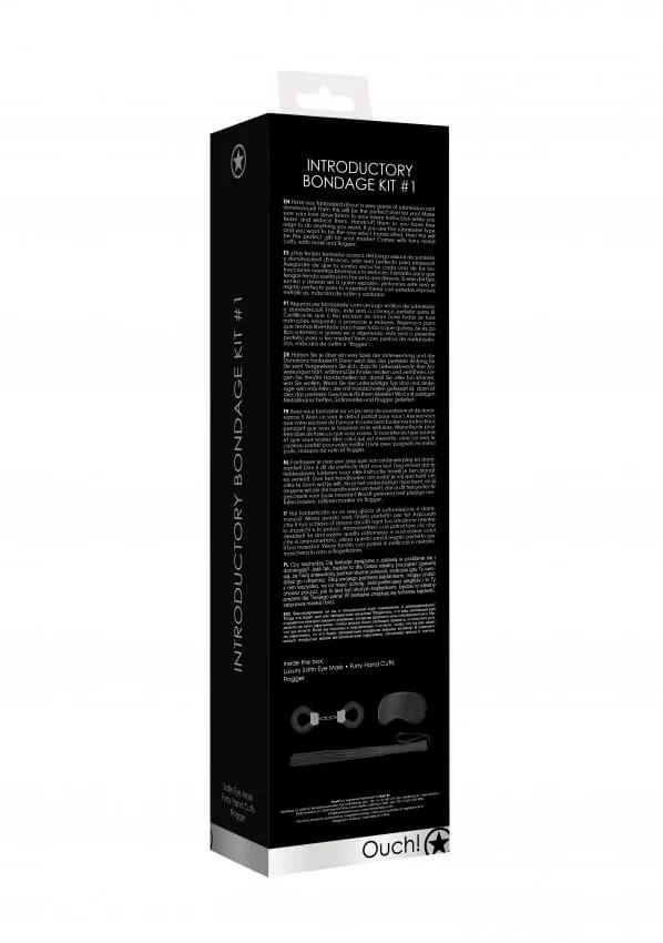 набор для связывания introductory bondage kit #1shots media, черный в СПб