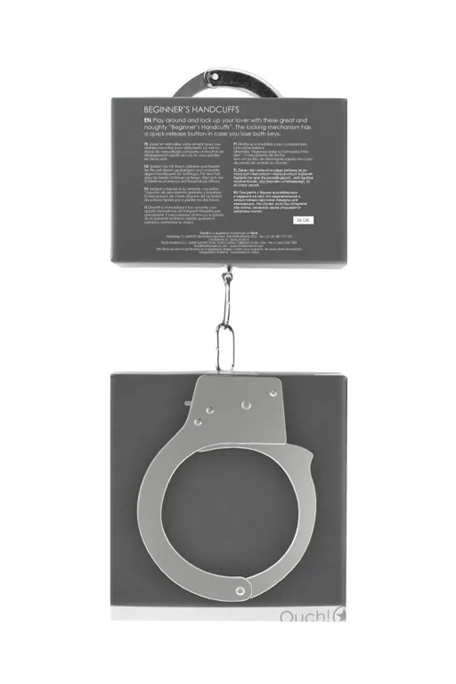 металлические наручники beginner's handcuffs в СПб